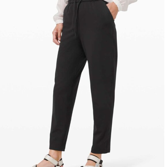 Lululemon Keep Moving Pant 7/8 High-Rise Women's Size 6 Black Crop Jogger - Picture 1 of 6